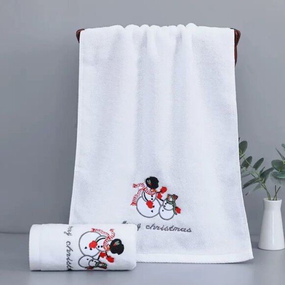 3pc Christmas Microfiber Towels, Holiday Gift Towels, Family, Baby, Adult Towels - Picture 7 of 7